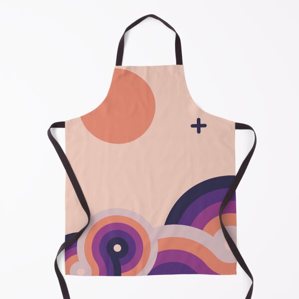 Item preview, Geometría del atardecer retro: vibraciones de los 70 designed and sold by MandarinaStudio.