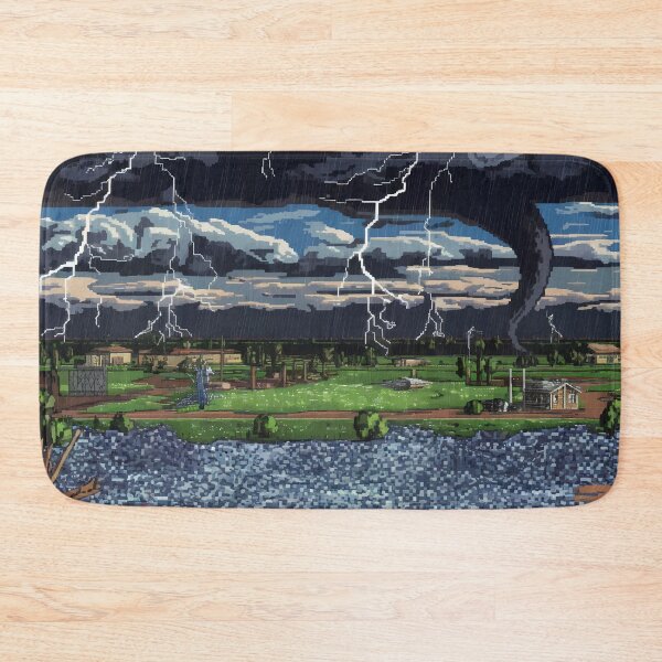 Item preview, Pixel Storm Apocalypse – Tornado and Lightning Destruction designed and sold by NaturePixel.
