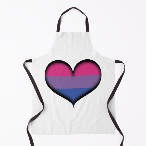 Item preview, Large Vector Heart in Bisexual Pride Flag Colors designed and sold by LiveLoudGraphic.