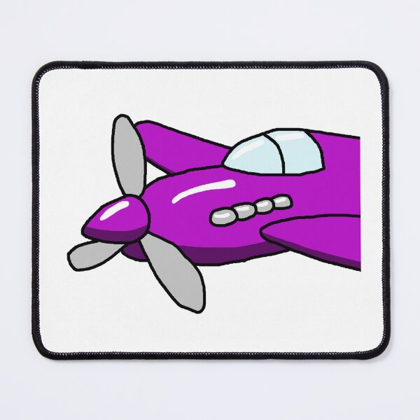 Item preview, Cartoony purple plane  designed and sold by luna-moon-emoji.