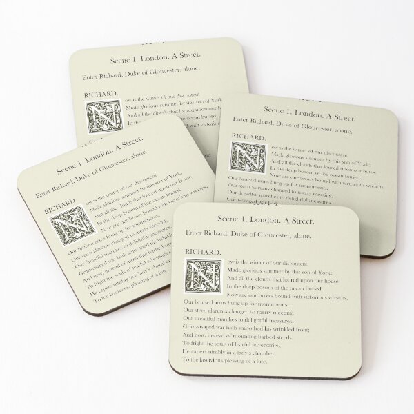 Item preview, Richard III Shakespeare designed and sold by Gopherstown, OR.