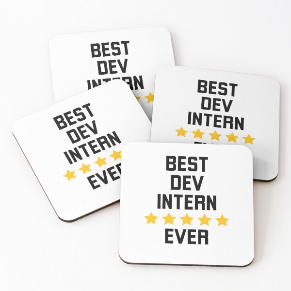Item preview, Best Dev Intern Ever funny software engineer 5 stars humor designed and sold by snowry.