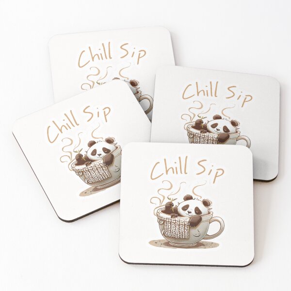 Item preview, Chill sip Panda in a cup  designed and sold by PrettyDecor.