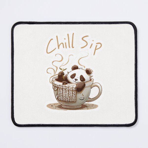 Item preview, Chill sip Panda in a cup designed and sold by PrettyDecor.