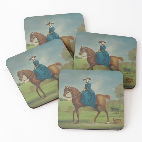 Item preview, The Countess of Coningsby in the Costume of the Charlton Hunt by  George Stubbs  designed and sold by Vintage Designs +.