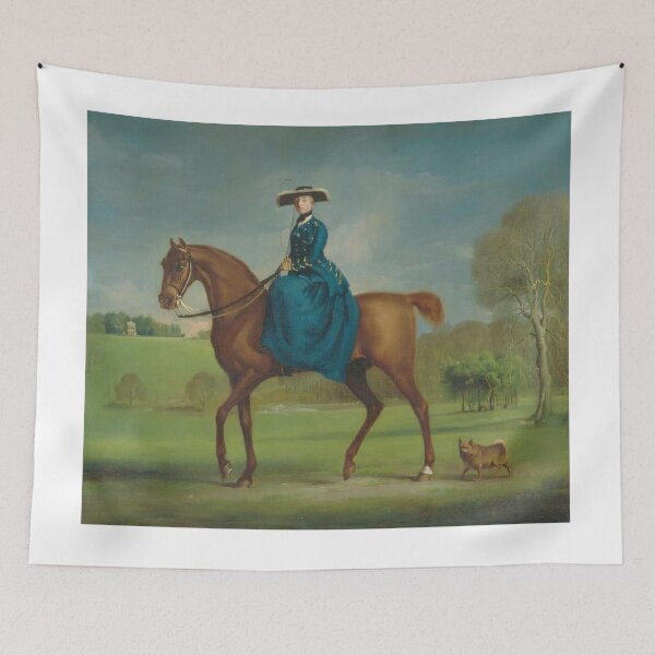 Item preview, The Countess of Coningsby in the Costume of the Charlton Hunt by  George Stubbs  designed and sold by Vintage Designs +.