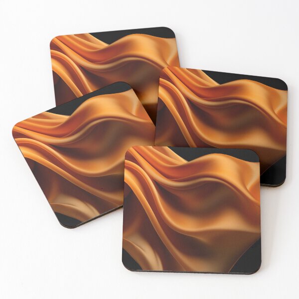 Item preview, Graceful orange fabric designed and sold by anytka.