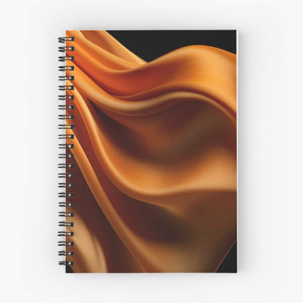 Item preview, Graceful orange fabric designed and sold by anytka.