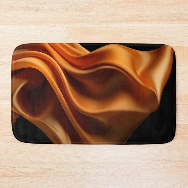 Item preview, Graceful orange fabric designed and sold by anytka.