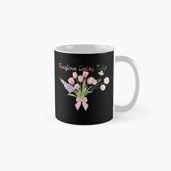 Vista previa del artículo con la obra «Planta floral Dedalera Margarita Tulipán Flor Vintage - día de la madre», diseñado y vendido por Mosaic-Art.