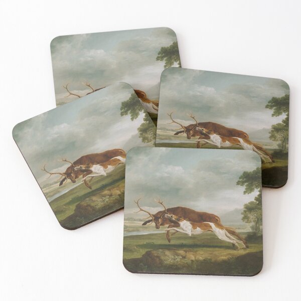 Item preview,  English Hound Coursing a Stag by  George Stubbs designed and sold by Vintage Designs +.