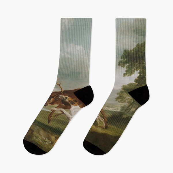 Item preview,  English Hound Coursing a Stag by  George Stubbs designed and sold by Vintage Designs +.