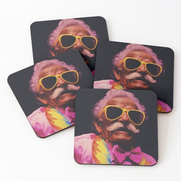 Item preview, Eccentric Senior in Vibrant Attire designed and sold by anytka.