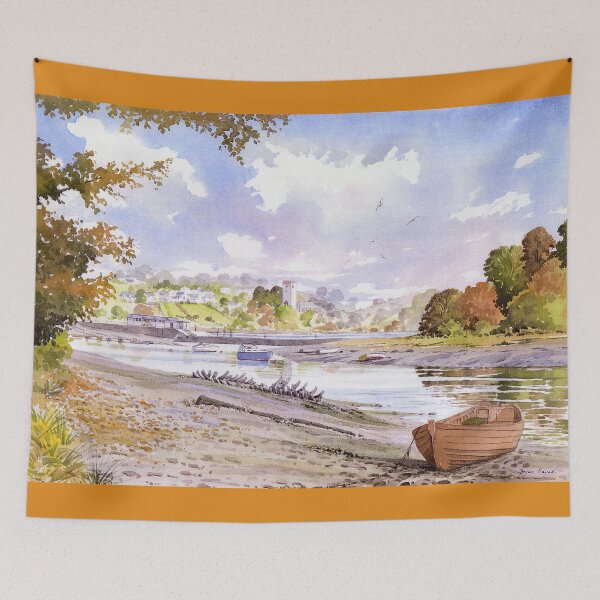 Item preview, Autumn at Stoke Gabriel designed and sold by artsmeow.
