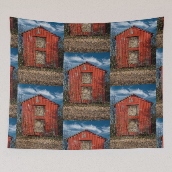 Item preview, Red Barn: Winter designed and sold by Susan  Nixon.