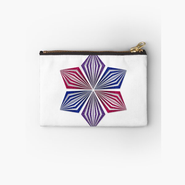Item preview, Bisexual Pride Flag Colored Geometric Starburst designed and sold by LiveLoudGraphic.