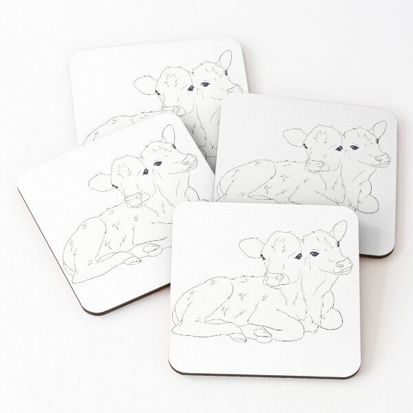 Item preview, two-headed calf (without background) designed and sold by kaity eger.