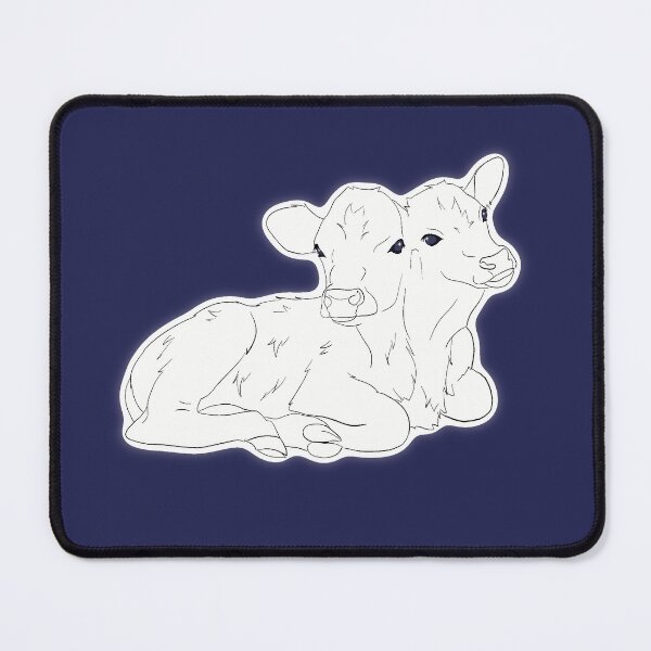 Item preview, two-headed calf (without background) designed and sold by kaity eger.