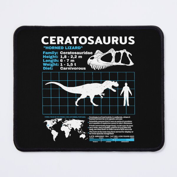 Item preview, Ceratosaurus Fact Sheet designed and sold by NicGrayGraphic.