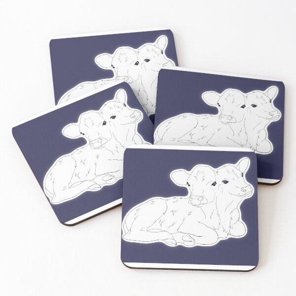 Item preview, two-headed calf (with background) designed and sold by kaity eger.