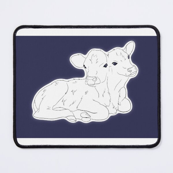 Item preview, two-headed calf (with background) designed and sold by kaity eger.