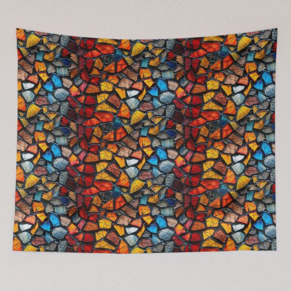 Item preview, Colorful Mosaic Stained Glass Art  designed and sold by NTGUILTY.