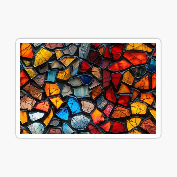 Item preview, Colorful Mosaic Stained Glass Art  designed and sold by NTGUILTY.