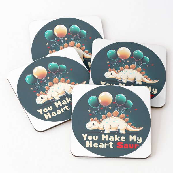 Item preview, You Make My Heart Saur Dinosaur designed and sold by 2laughinglemons.