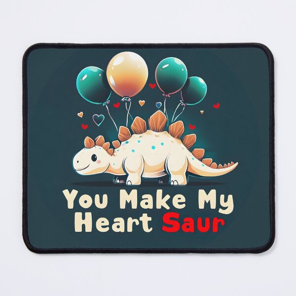 Item preview, You Make My Heart Saur Dinosaur designed and sold by 2laughinglemons.