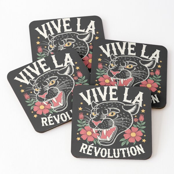 Item preview, Vive la Révolution - Floral Retro Cat designed and sold by Beanster-nl.
