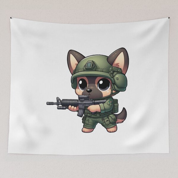 Item preview, Tactical Dog designed and sold by RAWLIFEGRAPHIC.