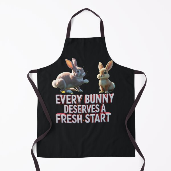 Item preview, EVERY BUNNY DESERVES A FRESH START – Motivational T-Shirt for Animal Lovers designed and sold by Mikel-empire.