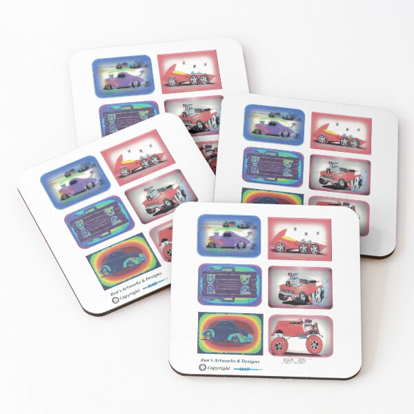 Artikelvorschau, Hot Rods // 6er-Pack Hot Rods! entworfen und verkauft von Imagin8er.