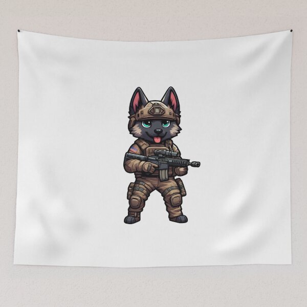 Item preview, Tactical Dog designed and sold by RAWLIFEGRAPHIC.