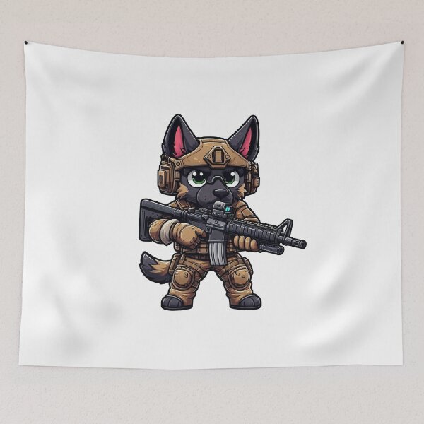 Item preview, Tactical Dog designed and sold by RAWLIFEGRAPHIC.