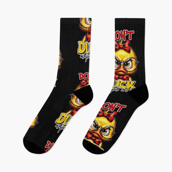 Item preview, Don’t Duck with Me – Funny Angry Duck with Glasses and Bow Tie designed and sold by Aredbox.