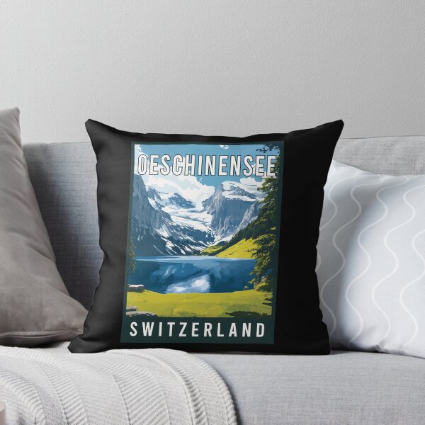 Item preview, Discover Hidden Alpine Gem Oeschinensee in Switzerland - Travel Art designed and sold by turtlestart.