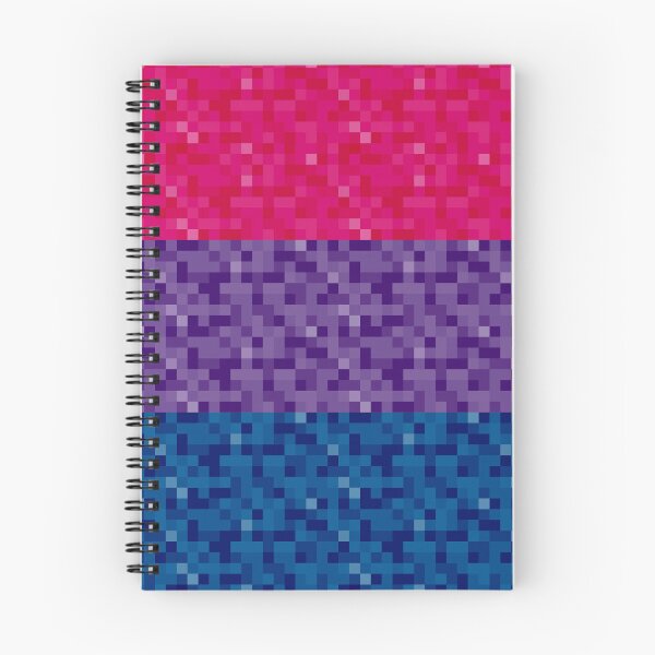Item preview, Bisexual Pride Pixel Flag Repeating Background designed and sold by LiveLoudGraphic.