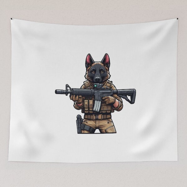 Item preview, Tactical Dog designed and sold by RAWLIFEGRAPHIC.