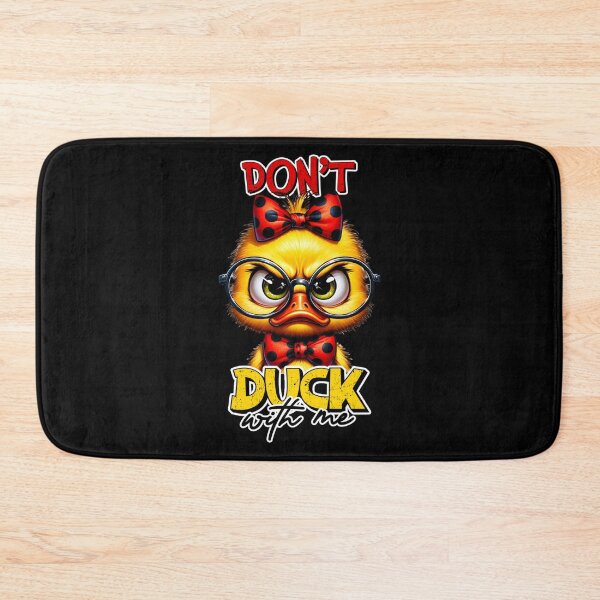Item preview, Don’t Duck with Me – Funny Angry Duck with Glasses and Bow Tie designed and sold by Aredbox.