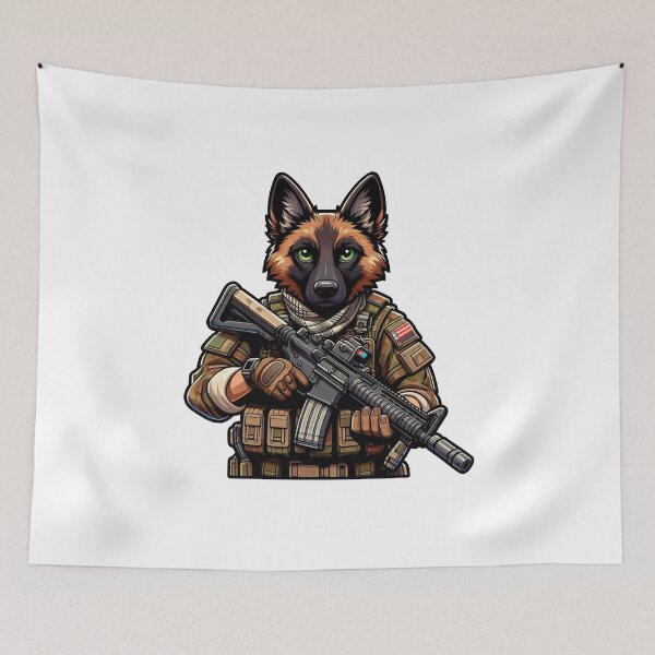 Item preview, Tactical Dog designed and sold by RAWLIFEGRAPHIC.