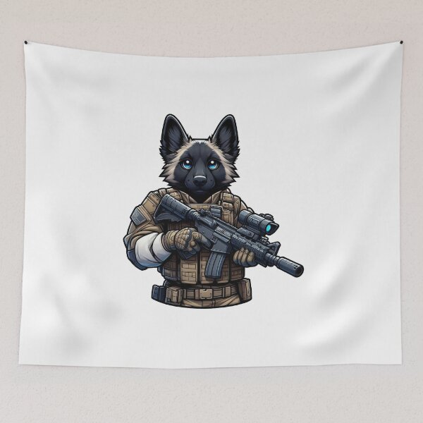 Item preview, Tactical Dog designed and sold by RAWLIFEGRAPHIC.