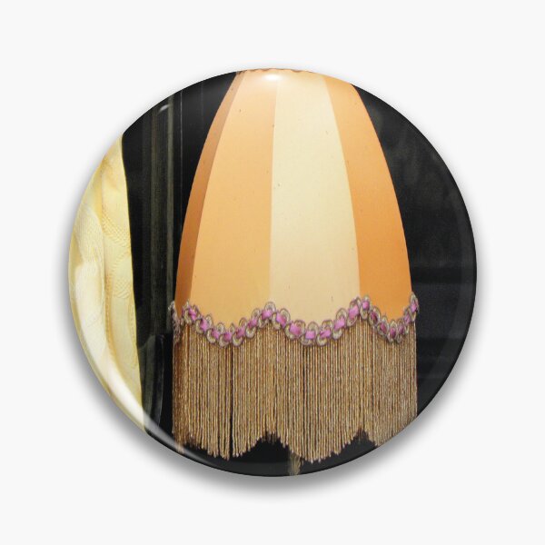 Item preview, Vintage Elegance: Retro Lampshade with Golden Fringe designed and sold by branaghbel.