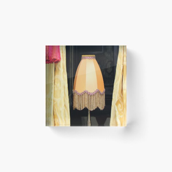 Item preview, Vintage Elegance: Retro Lampshade with Golden Fringe designed and sold by branaghbel.