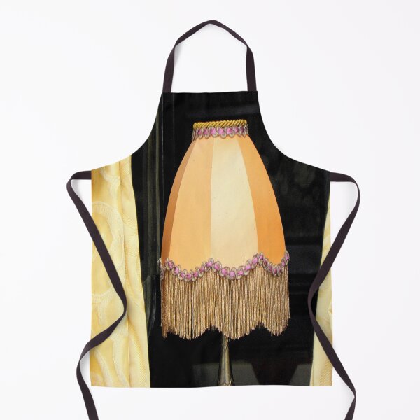 Item preview, Vintage Elegance: Retro Lampshade with Golden Fringe designed and sold by branaghbel.