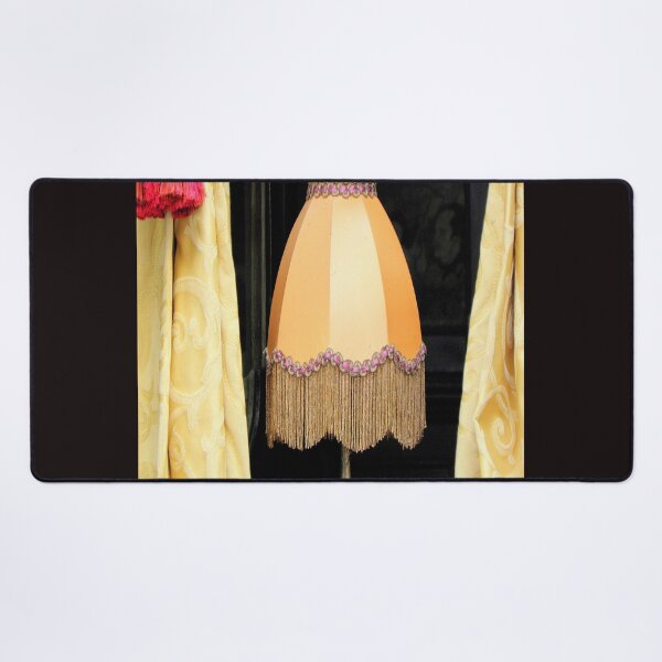 Item preview, Vintage Elegance: Retro Lampshade with Golden Fringe designed and sold by branaghbel.