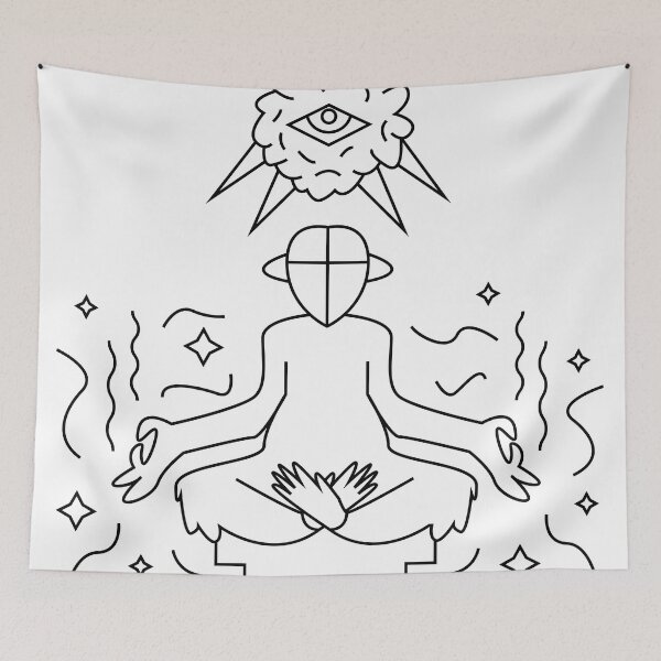 Item preview, Mystic meditation and the all-seeing eye designed and sold by estebansequeira.