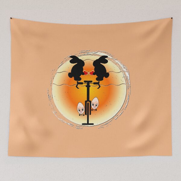 Item preview, EASTER EASTER BUNNY BIKE TOUR designed and sold by minimalartstory.