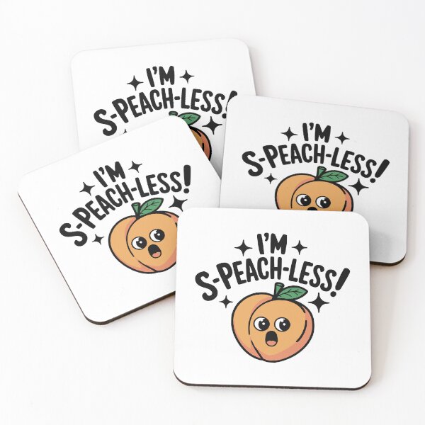 Item preview, S-Peach-less! Cute Peach Pun designed and sold by PMCreative.