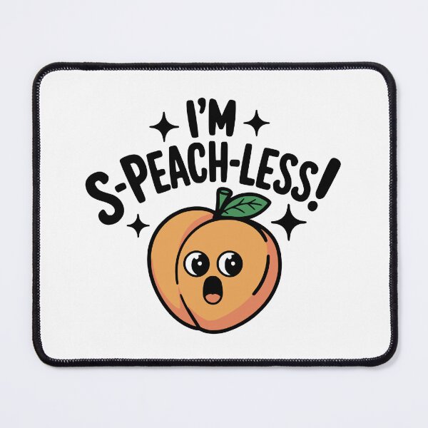 Item preview, S-Peach-less! Cute Peach Pun designed and sold by PMCreative.